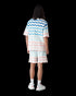CASABLANCA Gradient Wave Crochet Shorts Mens Apparel